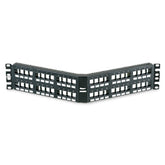 Panduit® NKPPA48FMY NetKey 48-Port Flush Mount Angled Modular Patch Panel